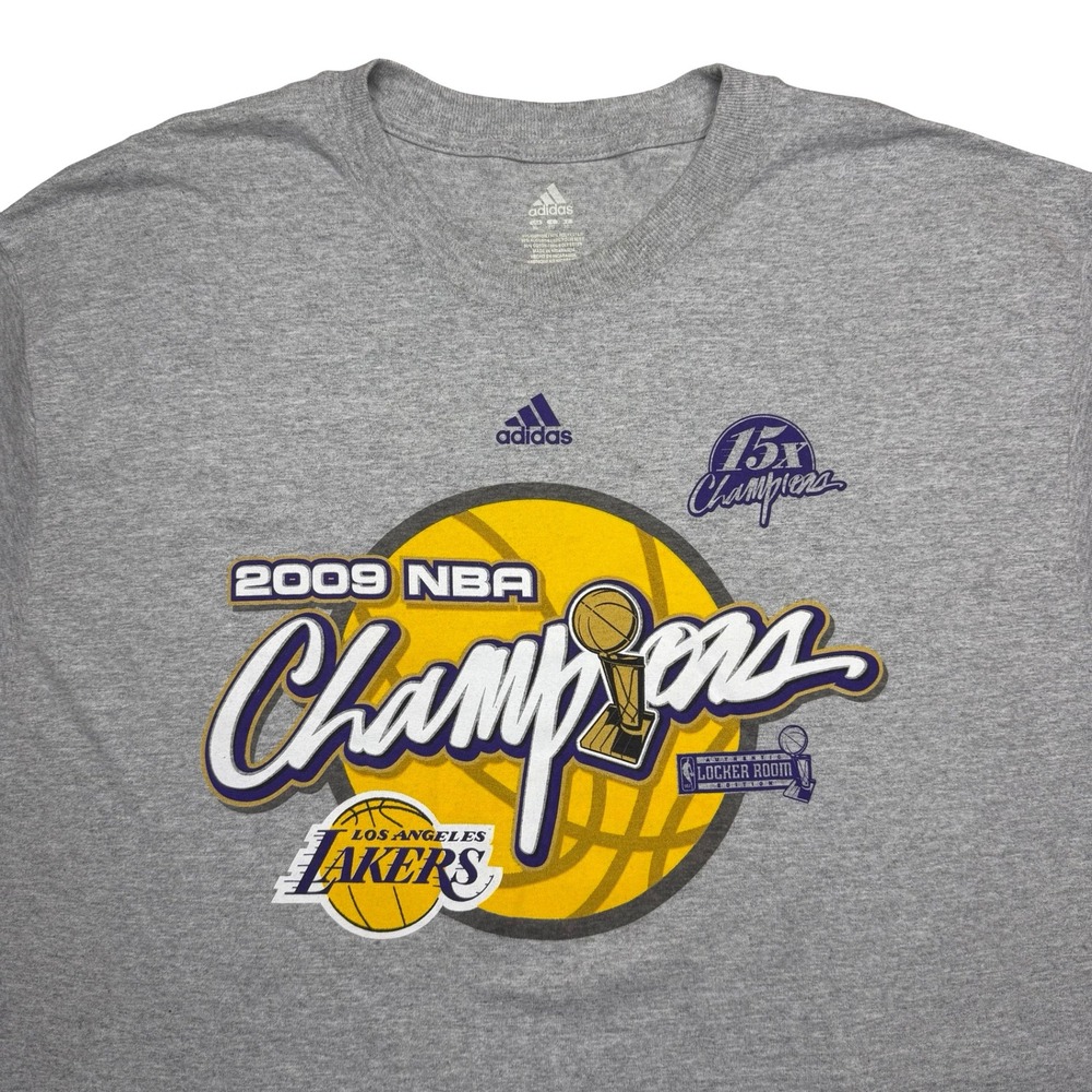 2000s 2009 LA Los Angeles Lakers champions Kobe‎ & Lamar Odom era shirt